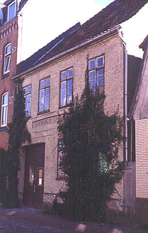 Front unseres Hauses, Kanzleistraße 2, Rendsburg